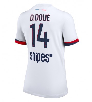 Lacne Ženy Futbalové dres Paris Saint-Germain Desire Doue #14 2025-26 Krátky Rukáv - Preč
